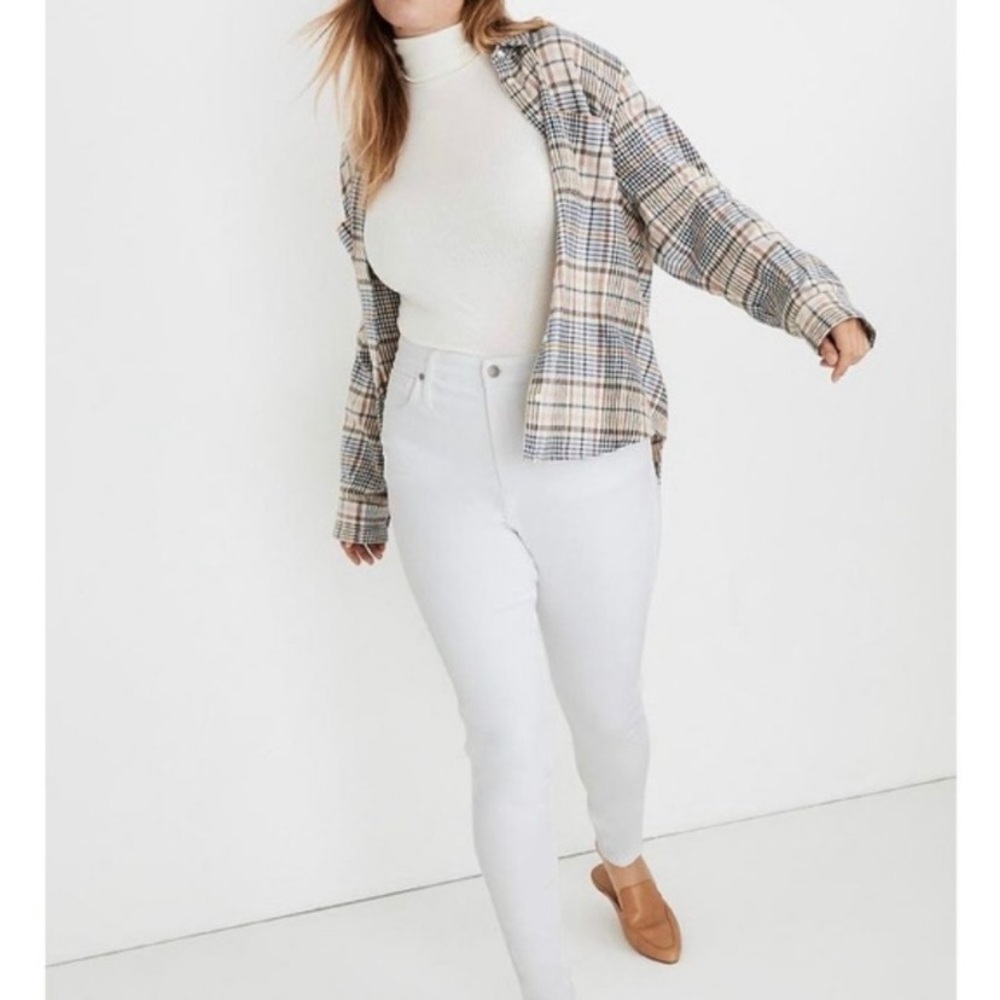 Madewell Women’s White 10” High Rise Skinny